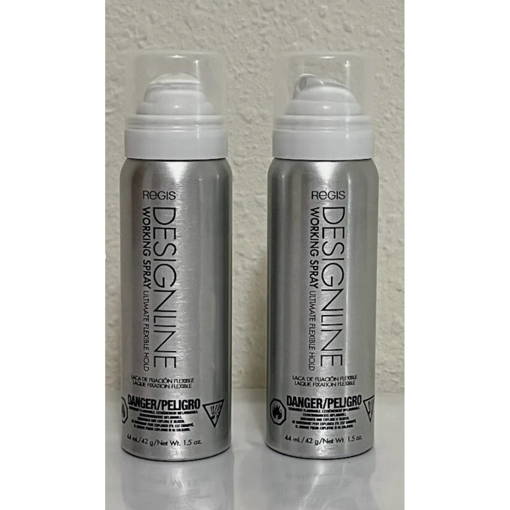 Regis designline Ultimate Flexible Hold Mini 55% Voc. 1.5 oz. Travel sz (2) Pack